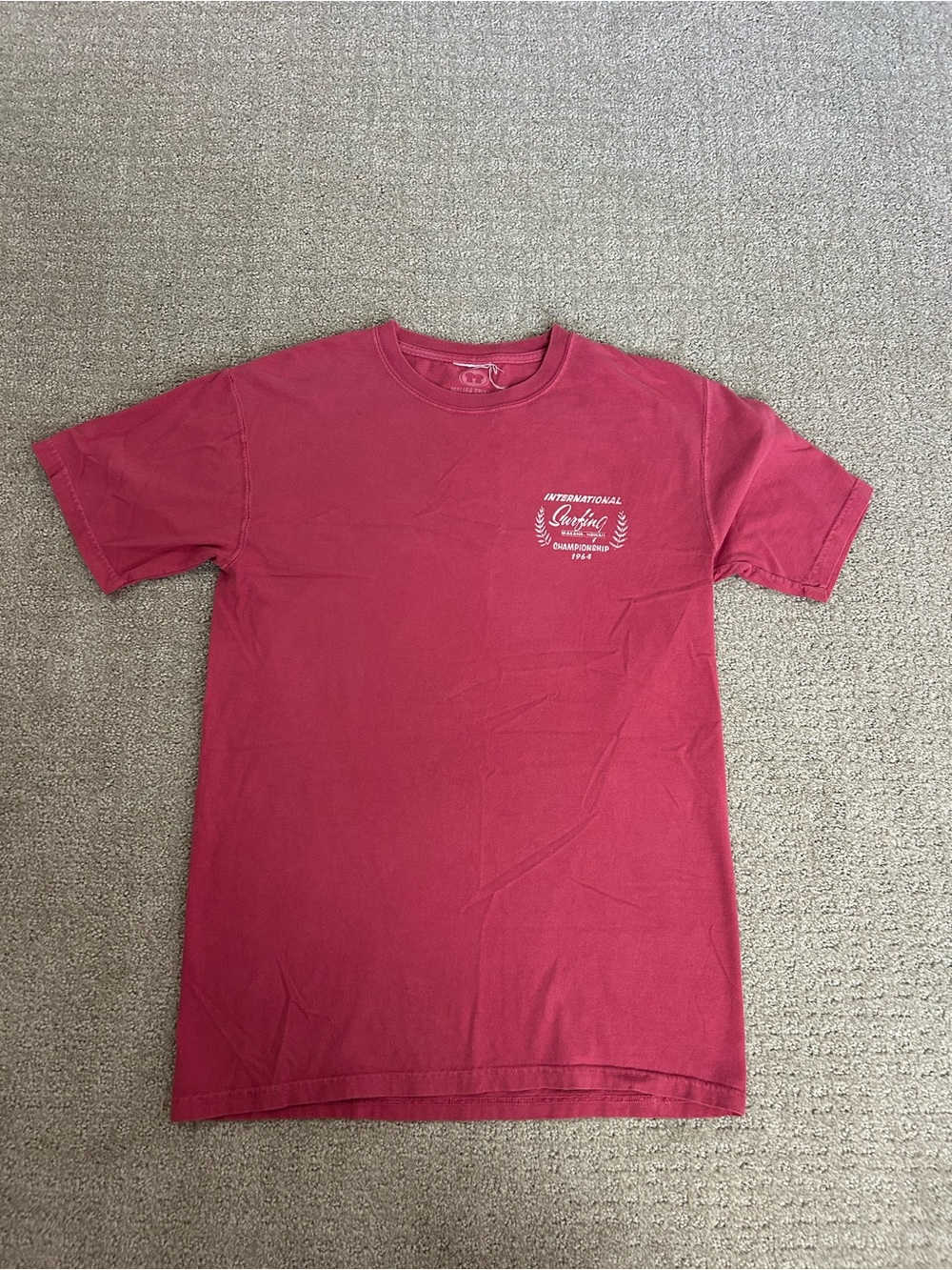 Unisex Vintage Inspired Hawaii International Surf T-Shirt Size Small